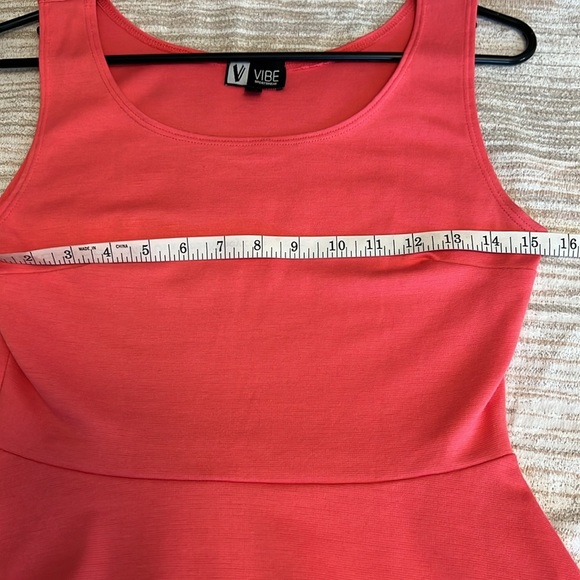 Vibe Sportswear Medium Women’s Pinkish-Peach A-Line Sleeveless Athletic Dress - Picture 6 of 7